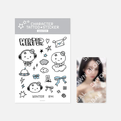AESPA - TATTOO STICKER SET - 2025 aespa LIVE TOUR - SYNK : aeXIS LINE - MD