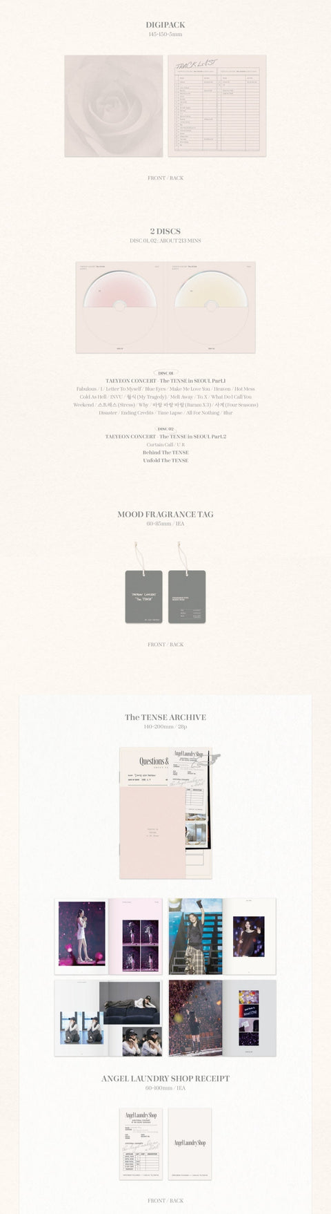 TAEYEON - CONCERT THE TENSE MEMORY BOX