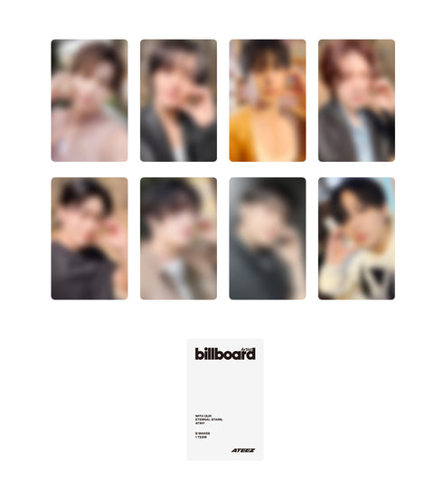 ATEEZ - BILLBOARD ARTIST (ATEEZ EDITION MAGAZINE)+ POB Photocard
