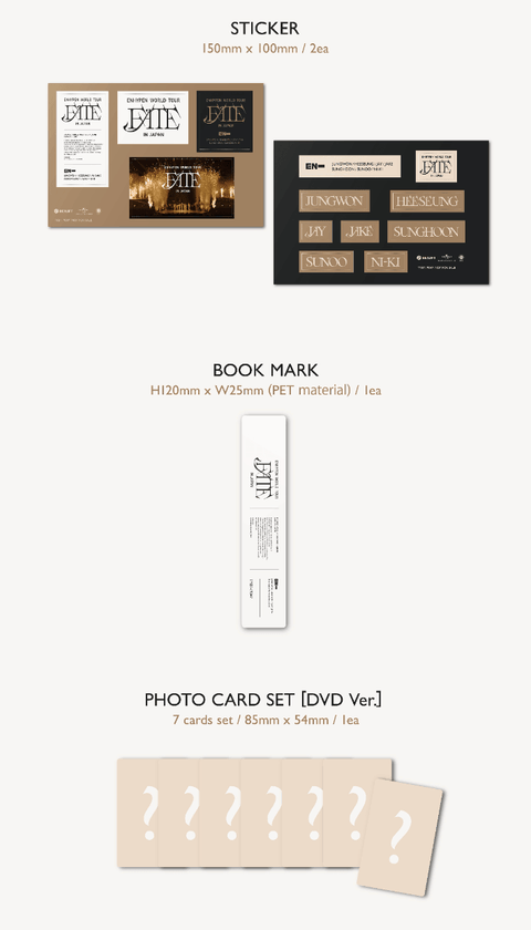 ENHYPEN - WORLD TOUR 'FATE' IN JAPAN (BLU-RAY/ DVD)