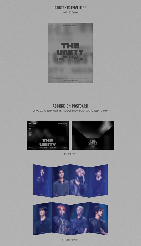 NCT 127 - 3RD TOUR 'THE UNITY' NEO CITY : SEOUL (DVD/ BLU-RAY/ DIGITAL CODE)