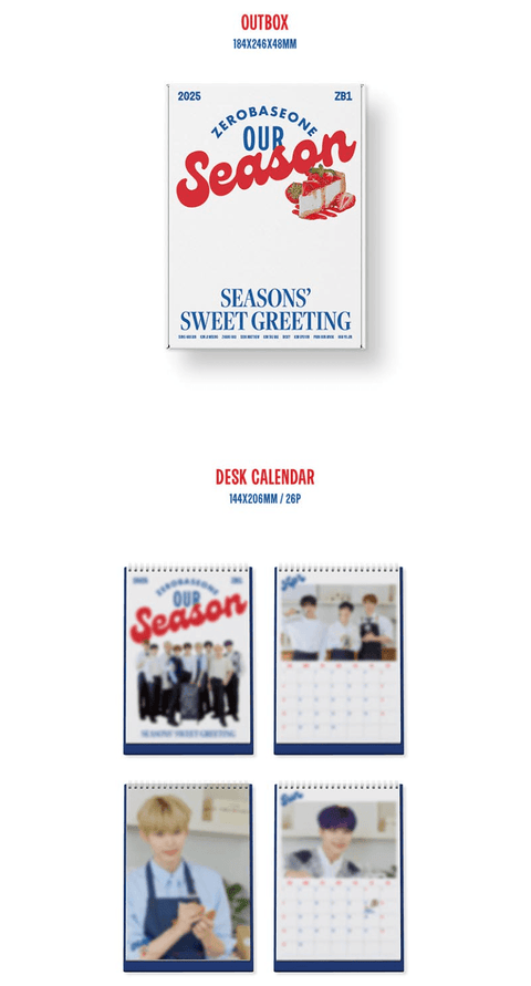 ZB1 - 2025 SEASON'S GREETINGS (OUR SEASON : SEASONS' SWEET GREETING)+Exclusiv POB Set