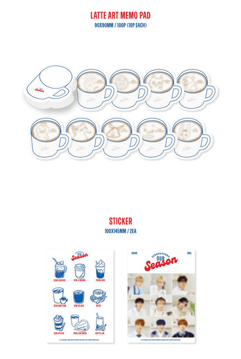 ZB1 - 2025 SEASON'S GREETINGS (OUR SEASON : SEASONS' SWEET GREETING)+Exclusiv POB Set