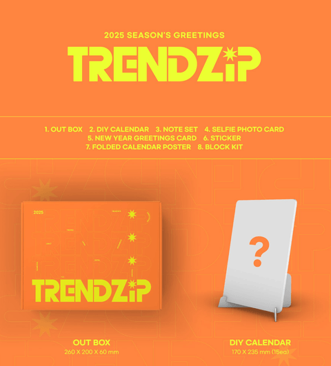 TRENDZ - 2025 SEASON'S GREETINGS (TRENDZIP)