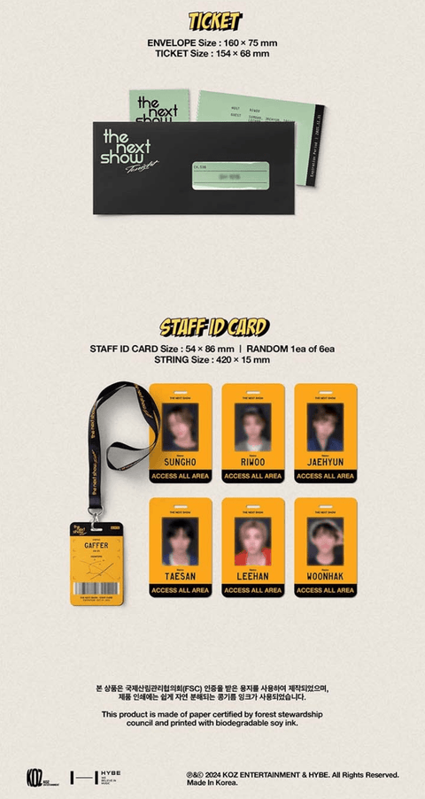 BOYNEXTDOOR - 2025 SEASON'S GREETINGS (THE NEXT SHOW)