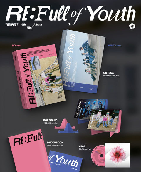TEMPEST - RE: FULL OF YOUTH + Apple POB Photocard