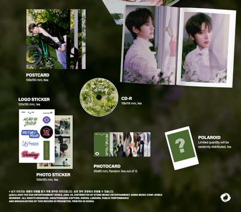 TEMPEST - RE: FULL OF YOUTH + Apple POB Photocard