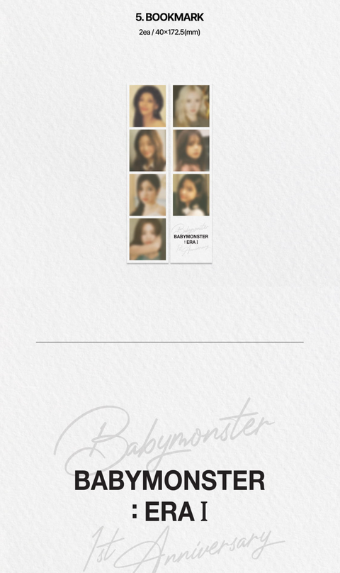 BABYMONSTER - PHOTOBOOK (2025 ERA I 1ST ANNIVERSARY)