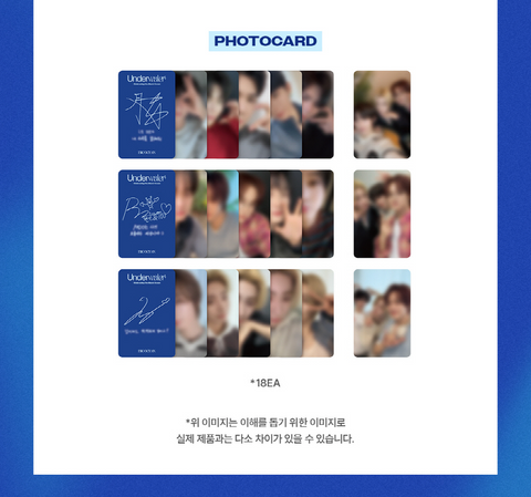 BIG OCEAN - PHOTO CARD SET (UNDERWATER)