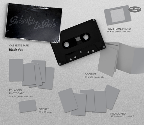 ITZY - GIRLS WILL BE GIRLS (CASSETTE TAPE VER.)