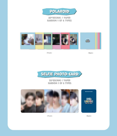 CHA EUN WOO (ASTRO) - PHOTOBOOK (ME : UNBOX)