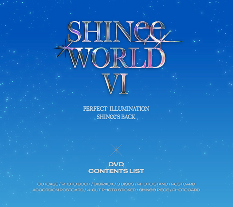 SHINEE - SHINEE WORLD VI : PERFECT ILLUMINATION SHINEE'S BACK (DVD & BLU-RAY)