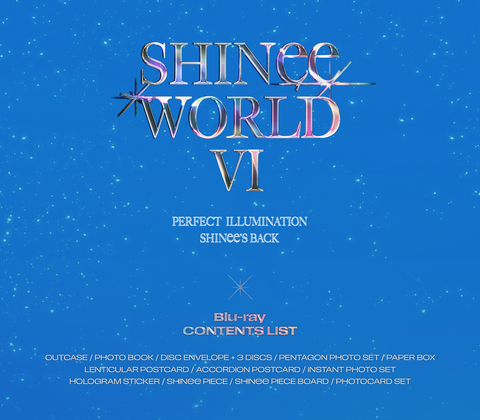 SHINEE - SHINEE WORLD VI : PERFECT ILLUMINATION SHINEE'S BACK (DVD & BLU-RAY)