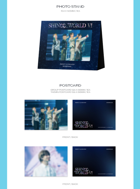 SHINEE - SHINEE WORLD VI : PERFECT ILLUMINATION SHINEE'S BACK (DVD & BLU-RAY)