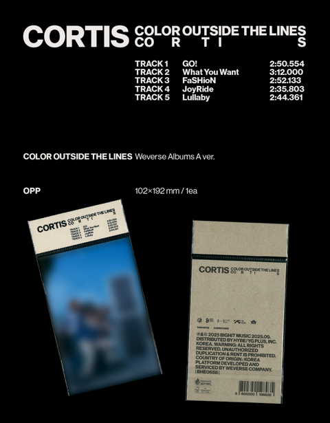 CORTIS - COLOR OUTSIDE THE LINES (WEVERSE ALBUMS VER.)