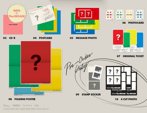 DAY6 - THE DECADE+APPLEMUSIC Photocard