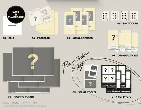 DAY6 - THE DECADE+APPLEMUSIC Photocard