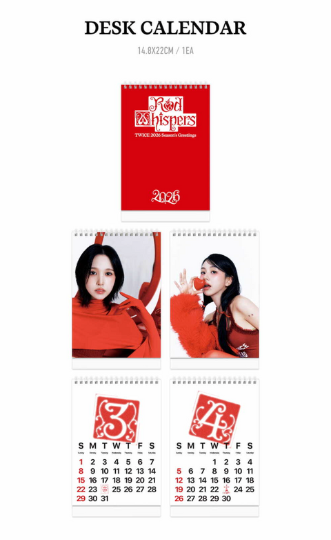 TWICE - 2026 SEASON'S GREETINGS (RED WHISPERS)