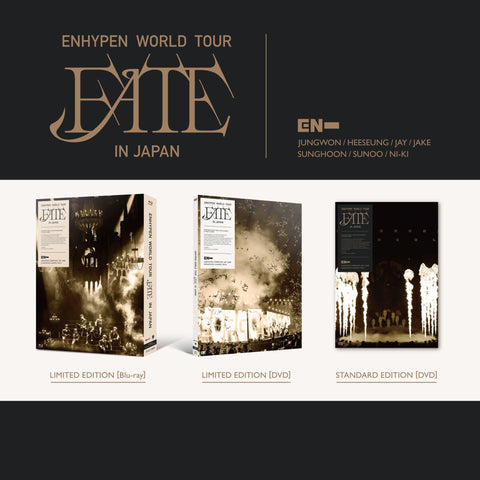 ENHYPEN - WORLD TOUR 'FATE' IN JAPAN (BLU-RAY/ DVD)