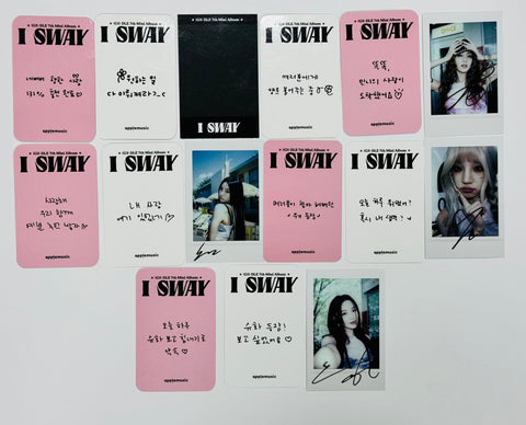 (g) I-DLE "I SWAY" - Apple Music Lucky Draw Event Photocard 2