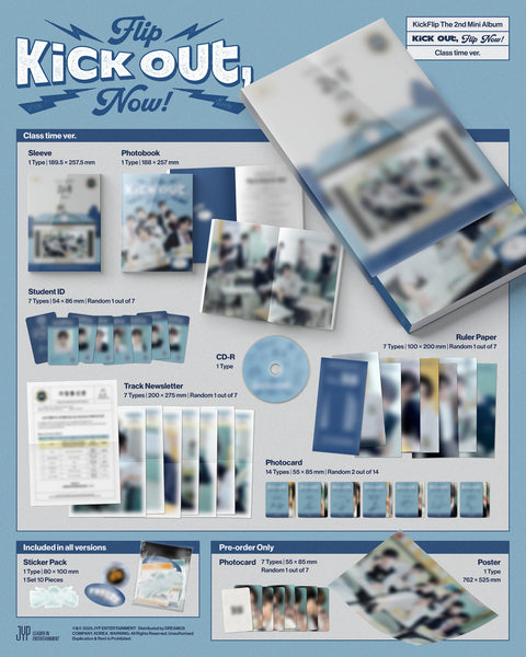 KICKFLIP - KICK OUT, FLIP NOW! + Applemusic POB