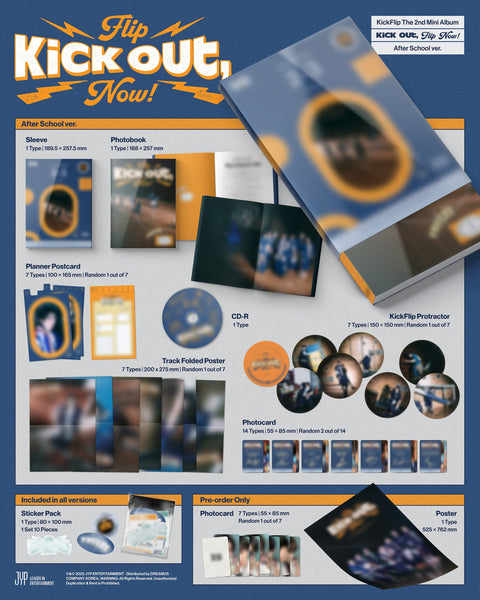 KICKFLIP - KICK OUT, FLIP NOW! + Applemusic POB
