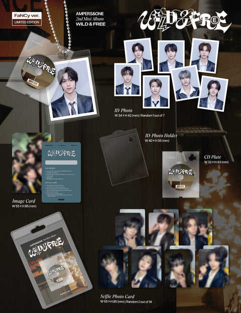 AMPERS&ONE - WILD & FREE (FANCY VER.) (LIMITED EDITION)+ POB Photocard \