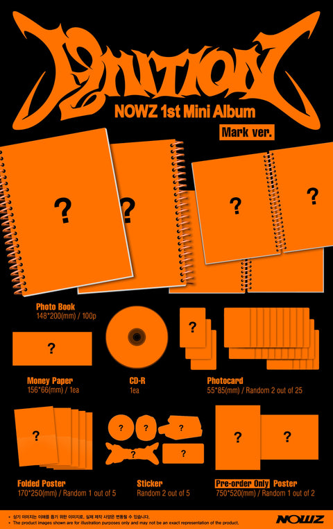 NOWZ - IGNITION + Applemusic POB Photocard