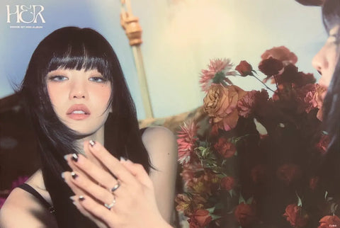 Minnie 1st Mini Album HER (6050C (Pink)) Official Poster - Photo Concept 2