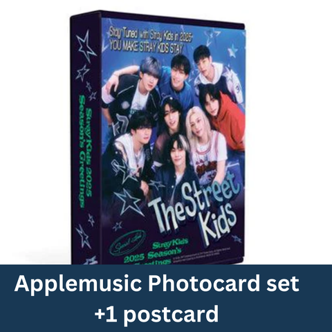 STRAY KIDS - 2025 SEASON'S GREETINGS (THE STREET KIDS)+ Applemusic POB Photocard set