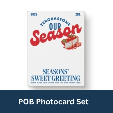 ZB1 - 2025 SEASON'S GREETINGS (OUR SEASON : SEASONS' SWEET GREETING)+Exclusiv POB Set