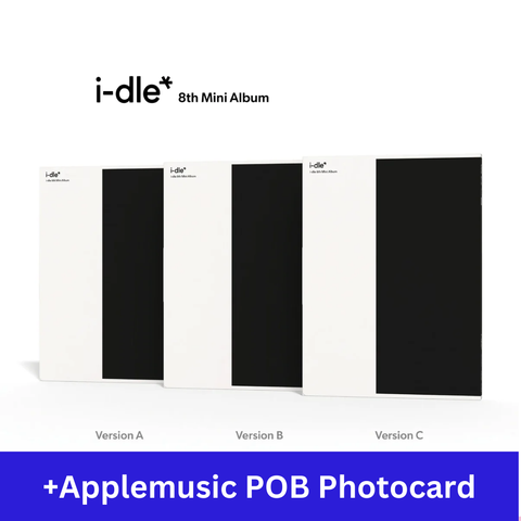 (G)I-DLE - i-dle - 8TH MINI ALBUM + Applemusic POB Photocard