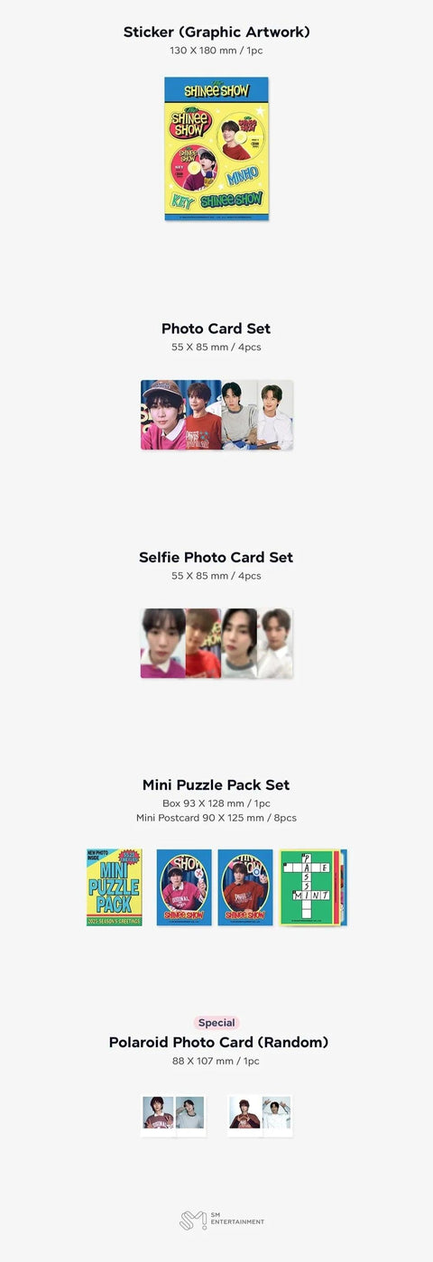 SHINEE – 2025 SEASON'S GREETINGS+ Exclusive POB(Member Photocard set)