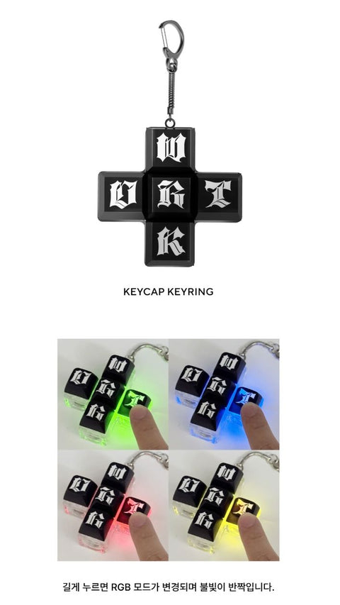 AESPA - CLICK IT KEYCAP & MOUSE PAD SET (THE 1ST SINGLE ALBUM 'DIRTY WORK' OFFICIAL MD)
