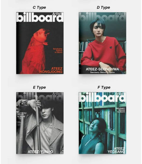 ATEEZ - BILLBOARD ARTIST (ATEEZ EDITION MAGAZINE)+ POB Photocard