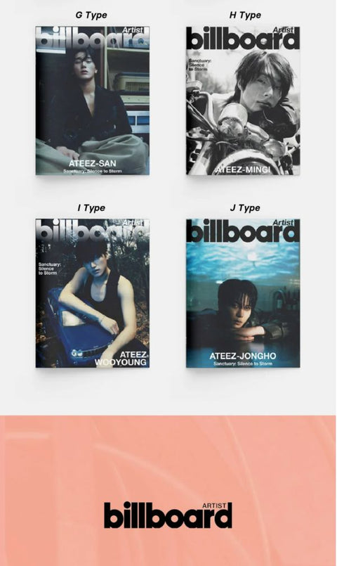 ATEEZ - BILLBOARD ARTIST (ATEEZ EDITION MAGAZINE)+ POB Photocard