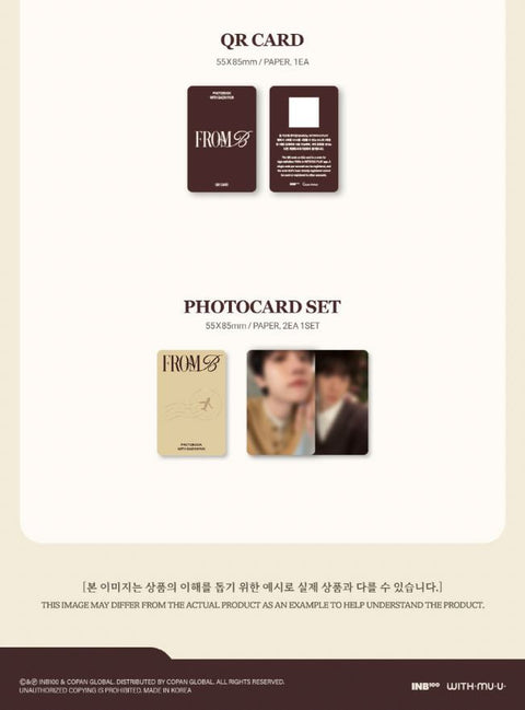 BAEKHYUN (EXO) - PHOTOBOOK (FROM.B) + POB Photocard