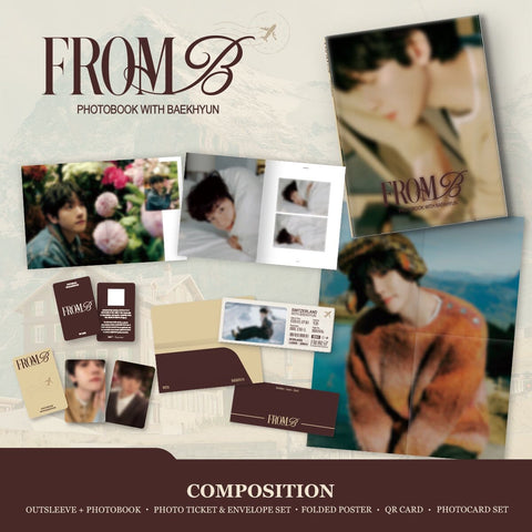 BAEKHYUN (EXO) - PHOTOBOOK (FROM.B) + POB Photocard