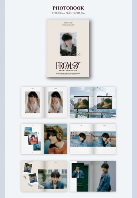 BAEKHYUN (EXO) - PHOTOBOOK (FROM.B) + POB Photocard