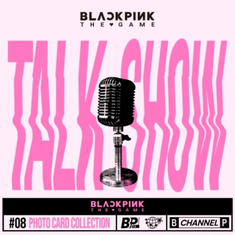 BLACKPINK - THE GAME PHOTOCARD COLLECTION (TALK SHOW) - Kpopfuture
