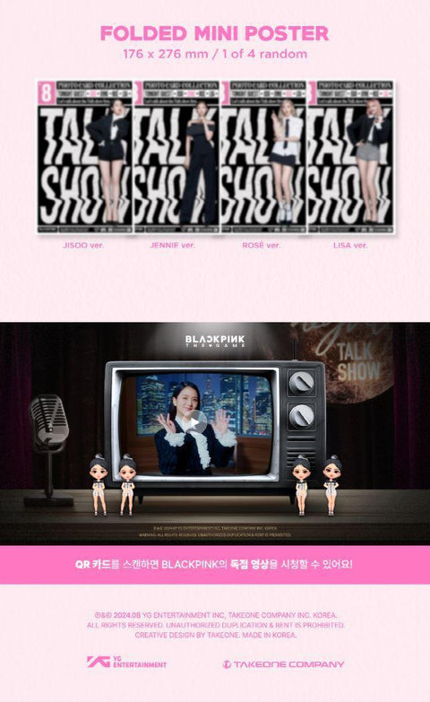 BLACKPINK - THE GAME PHOTOCARD COLLECTION (TALK SHOW) - Kpopfuture
