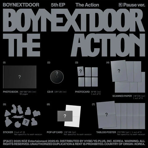 BOYNEXTDOOR - THE ACTION+Apple Music POB