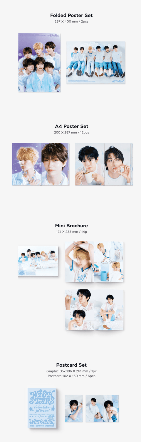 NCT WISH – 2025 SEASON'S GREETINGS+Exclusive POB( Member Photocard Set)