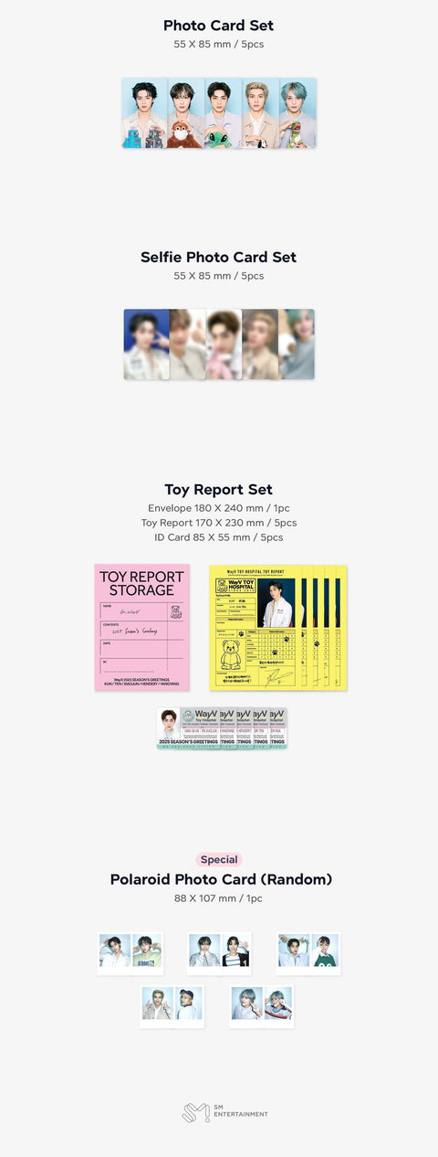WAYV – 2025 SEASON'S GREETINGS+ Exclusive POB(Member Photocard set)