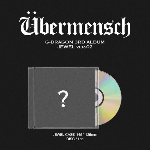 G-DRAGON - ÜBERMENSCH (JEWEL VER.) + Apple Music Photocard