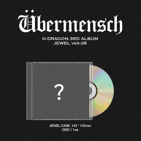 G-DRAGON - ÜBERMENSCH (JEWEL VER.) + Apple Music Photocard