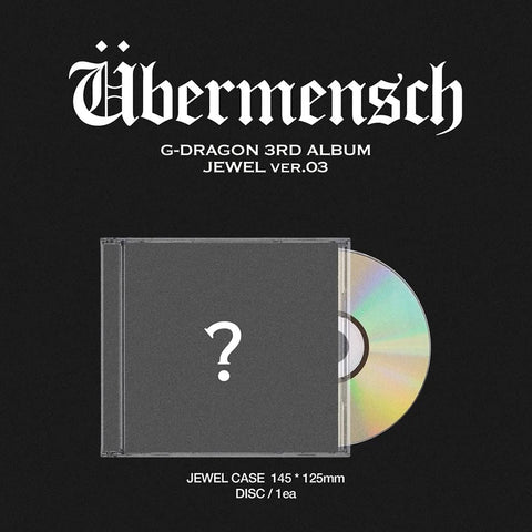 G-DRAGON - ÜBERMENSCH (JEWEL VER.) + Apple Music Photocard