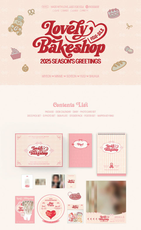 (G)I-DLE - 2025 SEASON’S GREETINGS (LOVELY BAKESHOP)