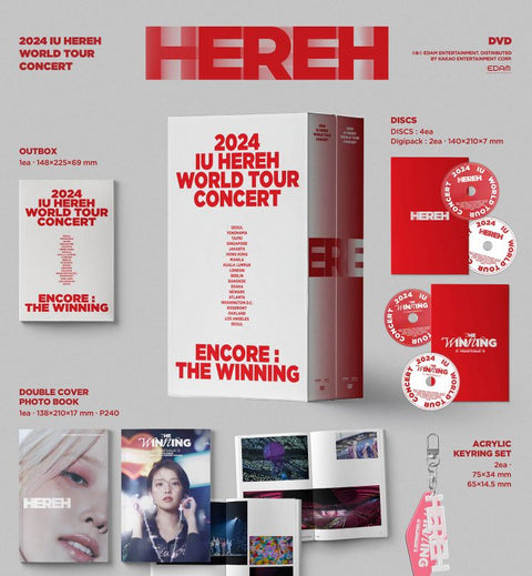 IU - 2024 HEREH WORLD TOUR CONCERT (BLU-RAY & DVD)