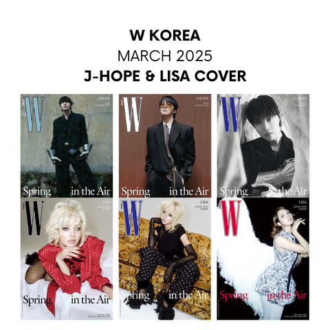 W(KOREA) VOL.3 2025 - J-HOPE (BTS) & LISA (BLACKPINK)
